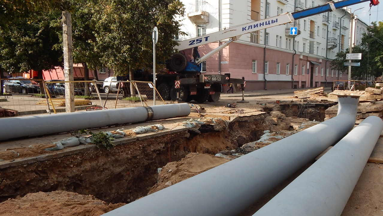 «Квадра» направит на капремонт участка теплосети на ул. Докучаева в Смоленске 12,5 млн рублей 