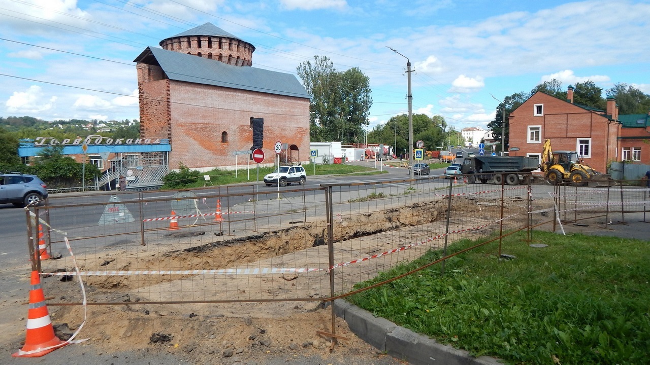 «Квадра» начала капремонт теплосети на улице Соболева в Смоленске