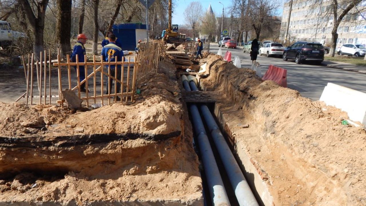 «Квадра» приступает к замене теплосети на ул. Энгельса в Смоленске